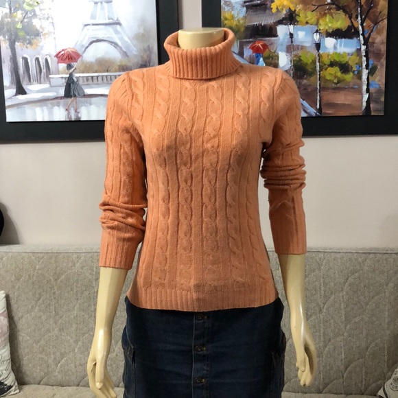 GRACE BEAUTIFUL 100% CASHMERE SWEATER SIZE S-M - Picture 2 of 9